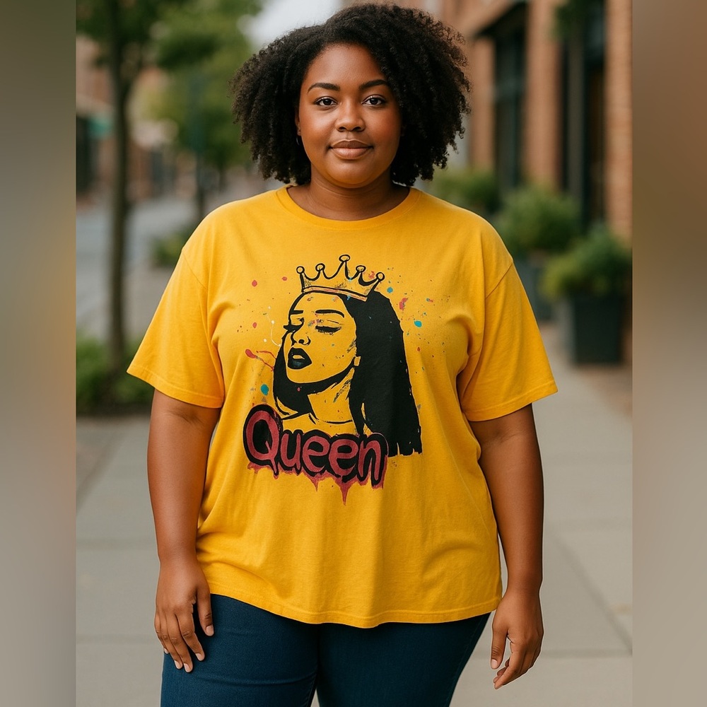 Yellow Graphic women’s  T-Shirt